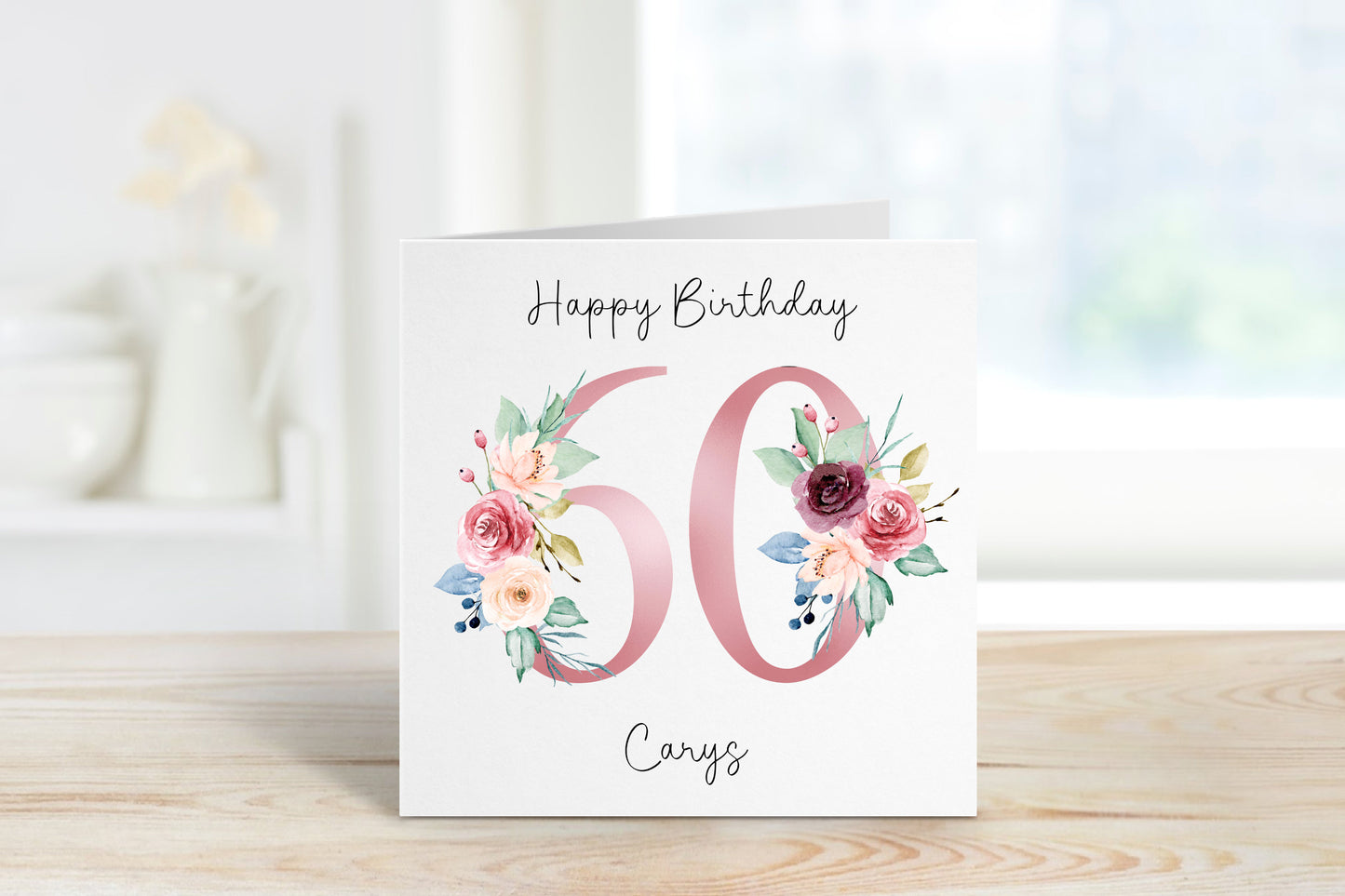 Birthday Card, Personalised 100th Birthday Card For , 40th, 50th, 60th, 70th, 80th, 90th, 100th Special Birthday