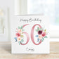 Birthday Card, Personalised 60th Birthday Card For , 40th, 50th, 60th, 70th, 80th, 90th, 100th Special Birthday