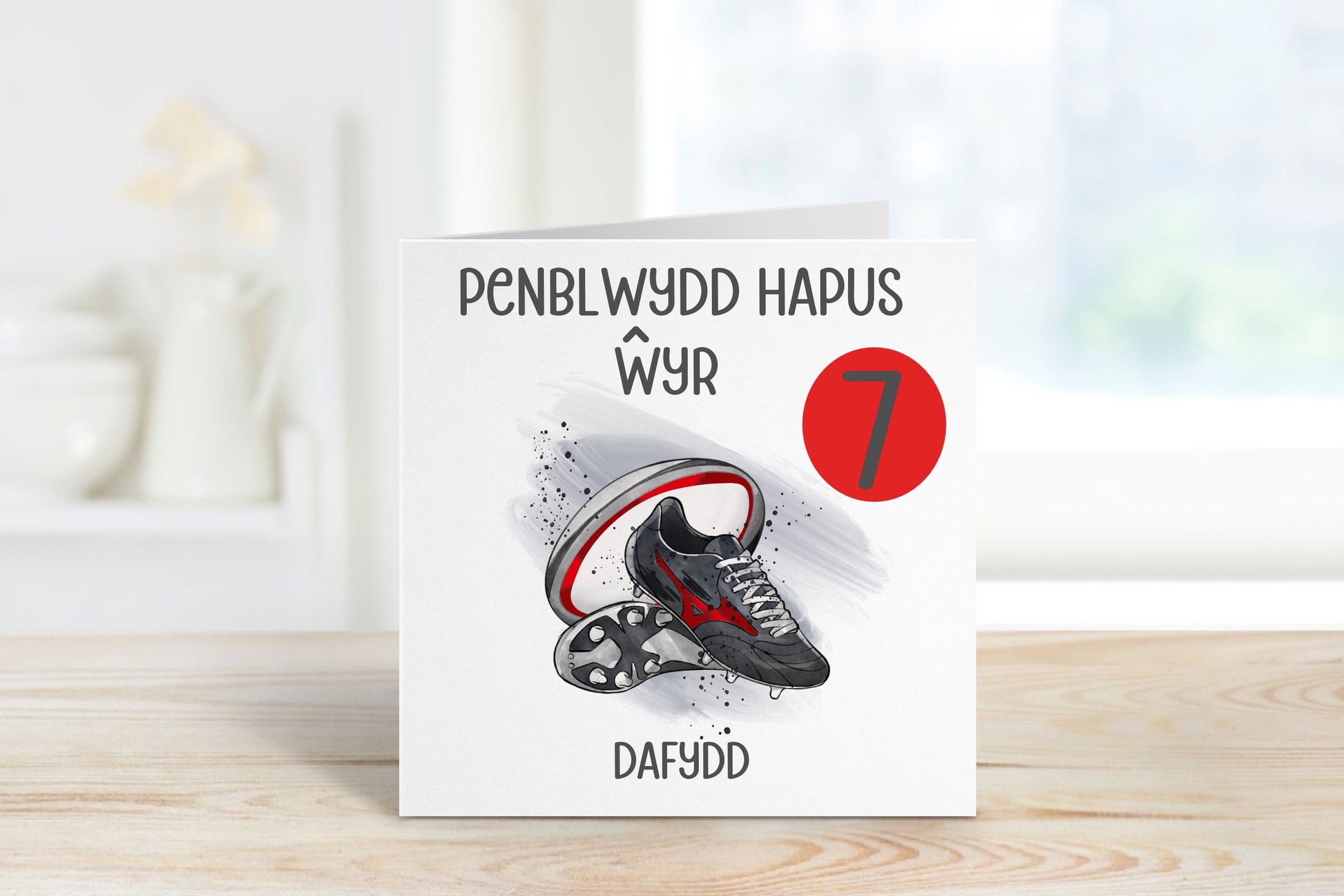Cerdyn Cymraeg, Penblwydd Hapus Wyr, Welsh Cards, Welsh Birthday For Grandson, Welsh Rugby Card