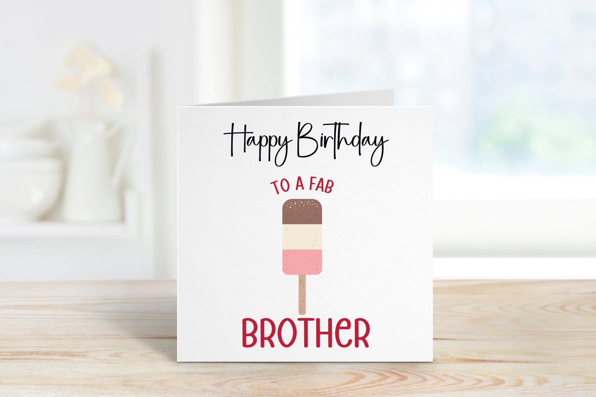 Have A Fab Birthday Card, Personalised Card For Sister Birthday Card For Uncle, Step Dad, Cousin, Sister, Any Age Birthday Card, 40, 50