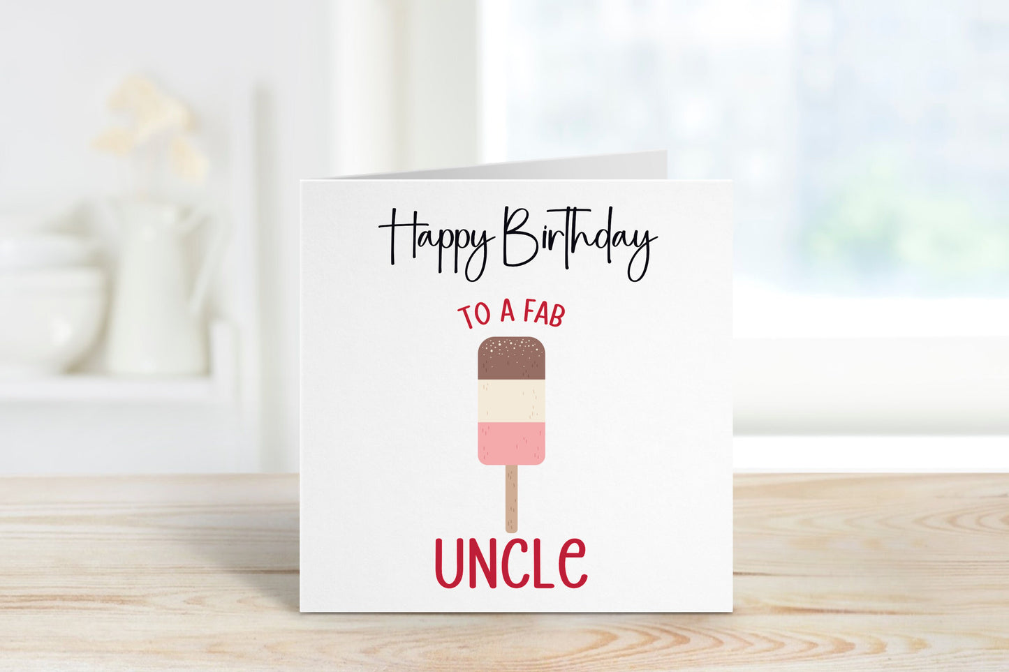 Have A Fab Birthday Card, Personalised Card For Sister Birthday Card For Uncle, Step Dad, Cousin, Sister, Any Age Birthday Card, 40, 50