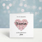 Birthday Card For Step Daughter, Personalised Birthday Day Card For Nanna, Mum, Mam, Mom, Mummy, Mammy, Gran, Grandma, Godmother