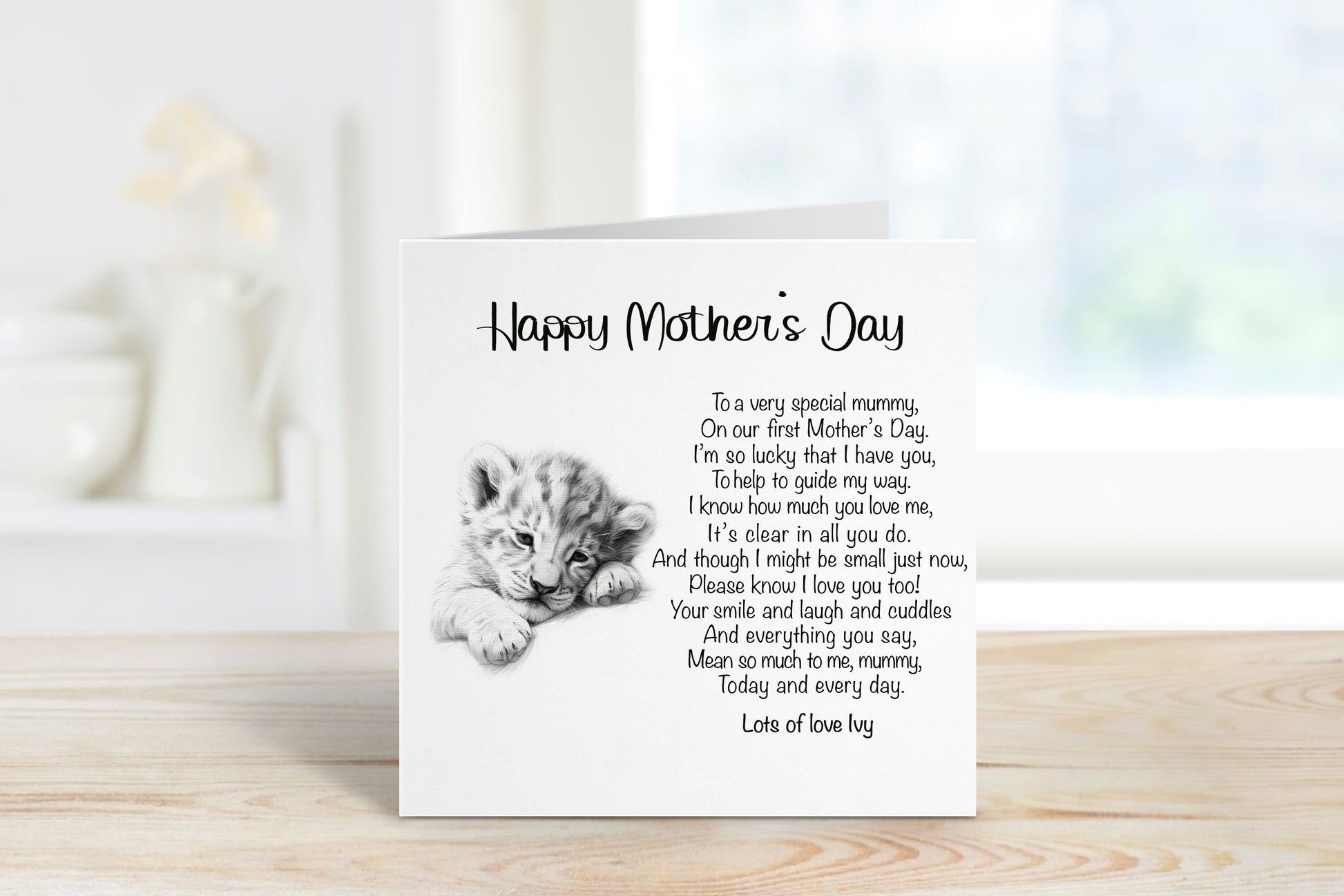 First Mother’s Day Card, 1st Mother’s Day Card, Happy Mother's Day Card, Baby Mother's Day Card, Personalised Mothers Day Card