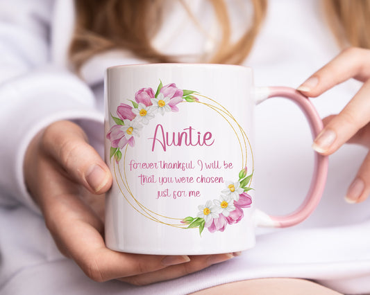 Auntie Gift, Mothers Day Gift For Auntie, Mug Gift For Auntie, Nannie, Nanna, Nan, Mum, Mummy, Mam Mug, Mamgu, Mammy, Gran, Granny, Nain
