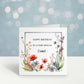 Birthday Card For Friend, Personalised Birthday Day Card For Nanna, Mum, Mam, Mom, Mummy, Mammy, Gran, Grandma, Godmother