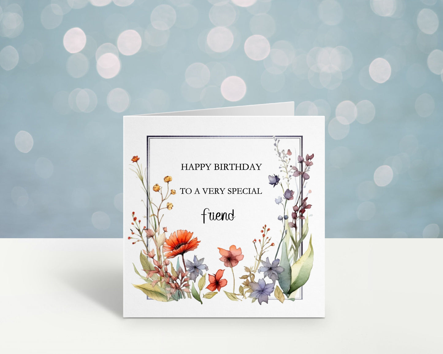 Birthday Card For Friend, Personalised Birthday Day Card For Nanna, Mum, Mam, Mom, Mummy, Mammy, Gran, Grandma, Godmother