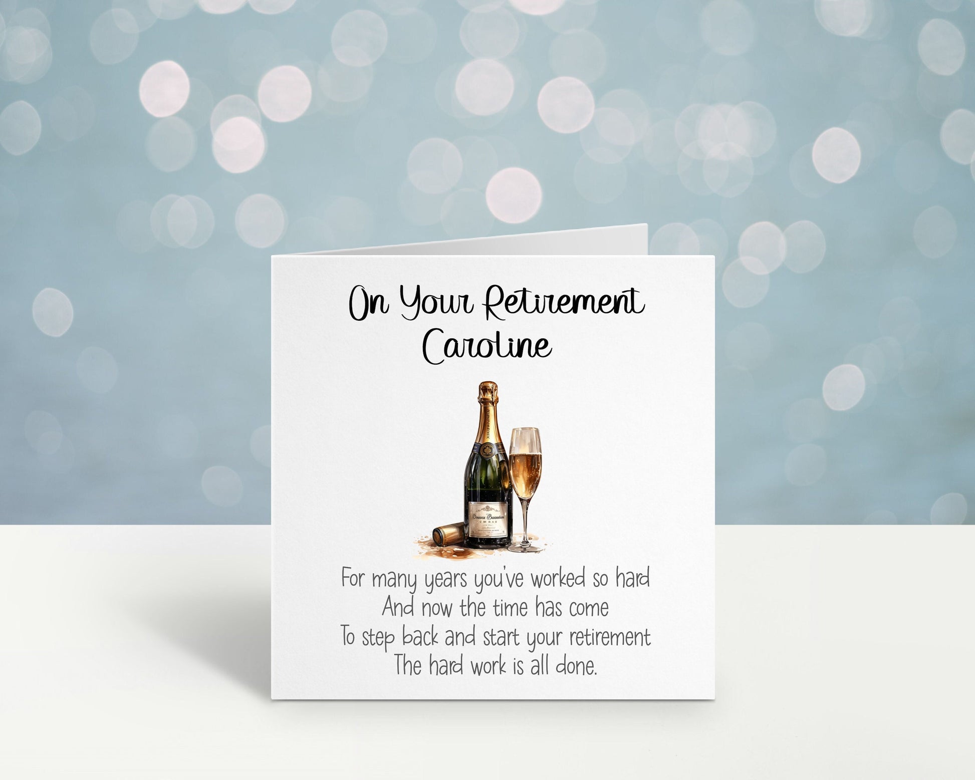 Retirement Card, Personalised Retirement Card For Him, Personalised Retirement Card For Her, Male Retirement Card, Female Retirement Card