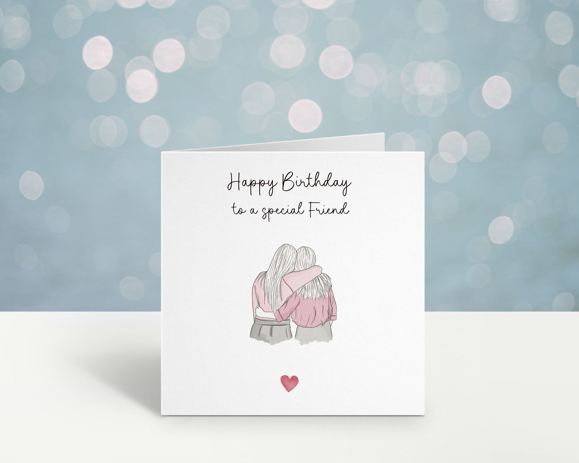 Personalised Friend Birthday Card, Birthday Card For Mum, Birthday Card For Auntie, Birthday Card For Cousin