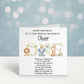 1st Birthday Card, Personalised First Birthday Card For A Special Great Niece, Special Little Girl, 1st Birthday Card Great Granddaughter
