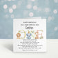 Personalised First Birthday Card For A Special Little Boy, Special Little Girl, 1st Birthday Card Granddaughter, Son, 1st Birthday Poem