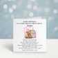 Personalised First Birthday Card For A Special Little Boy, Special Great Grandson, 1st Birthday Card Granddaughter, Son, 1st Birthday Poem