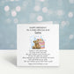 Personalised First Birthday Card For A Special Little Boy, Special Son, 1st Birthday Card Granddaughter, Son, 1st Birthday Poem