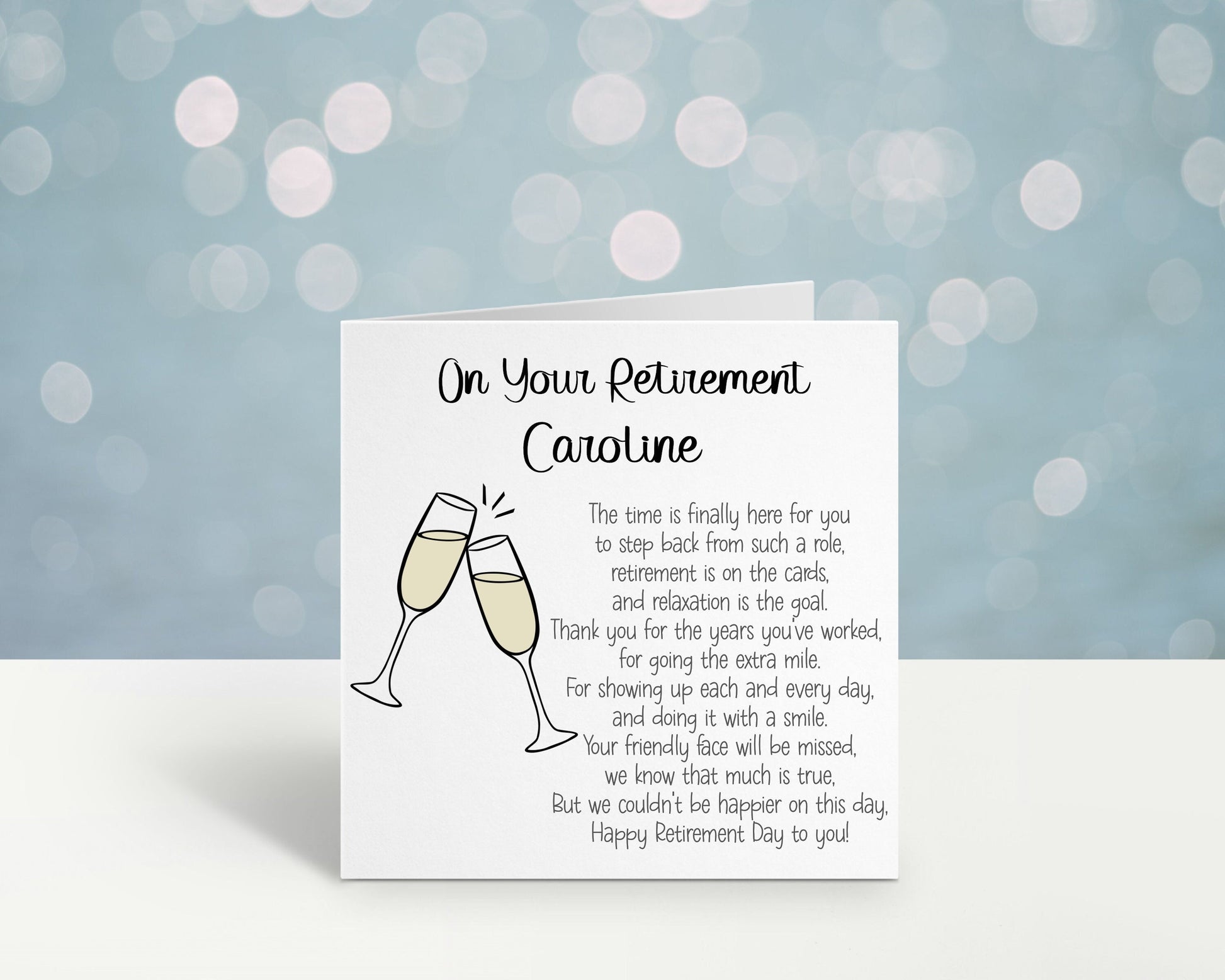 Retirement Card, Personalised Retirement Card For Him, Personalised Retirement Card For Her, Male Retirement Card, Female Retirement Card