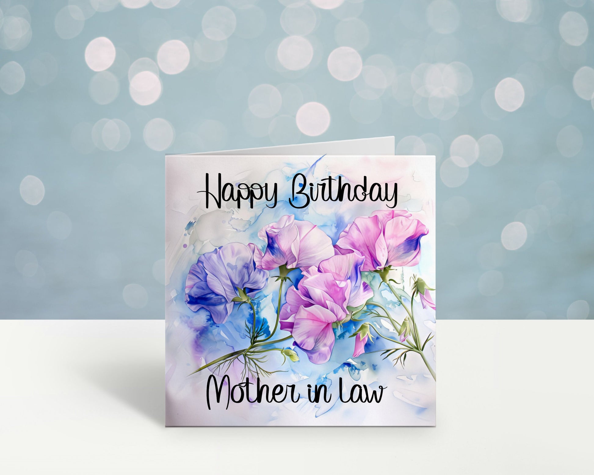 Granny Birthday Card, Personalised Mum Birthday Card For Her, Sweetpea Birthday Card, Card For Nanny, Card For Grandma, Card For Nanna