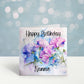 Mum Birthday Card, Personalised Mum Birthday Card For Her, Sweetpea Birthday Card, Card For Nanny, Card For Grandma, Card For Nan