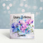 Nan Birthday Card, Personalised Mum Birthday Card For Her, Sweetpea Birthday Card, Card For Nanny, Card For Grandma, Card For Nan