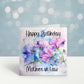 Sister In Law Birthday Card, Personalised Mum Birthday Card For Her, Sweetpea Birthday Card, Card For Nanny, Card For Grandma, Card For Nan