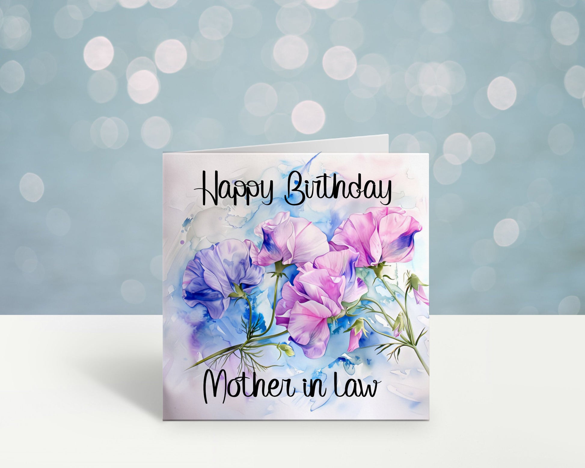 Sister Birthday Card, Personalised Mum Birthday Card For Her, Sweetpea Birthday Card, Card For Nanny, Card For Grandma, Card For Nan