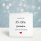 1st Anniversary Card, Personalised First Wedding Anniversary Card, 365 Days Married, Mr & Mrs Card, Mr And Mr Card, Mrs And Mrs Card