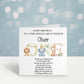 1st Birthday Card, Personalised First Birthday Card For A Special Granddaughter, Special Little Girl, 1st Birthday Card Daughter