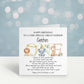 Personalised First Birthday Card For A Special Little Boy, Special Great Nephew, 1st Birthday Card Granddaughter, Son, 1st Birthday Poem
