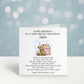 Personalised First Birthday Card For A Special Little Boy, Special Great Grandson, 1st Birthday Card Granddaughter, Son, 1st Birthday Poem