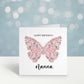 Nannie Birthday Card, Personalised Mum Birthday Card For Her, Butterfly Birthday Card, Card For Nanny, Card For Grandma, Card For Nanna