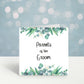 Parents Of The Groom Card, Parents Of The Bride Card, Wedding Day Card
