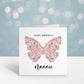 Nannie Birthday Card, Personalised Mum Birthday Card For Her, Butterfly Birthday Card, Card For Nanny, Card For Grandma, Card For Nanna