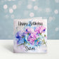 Mum Birthday Card, Personalised Mum Birthday Card For Her, Sweetpea Birthday Card, Card For Nanny, Card For Grandma, Card For Nan