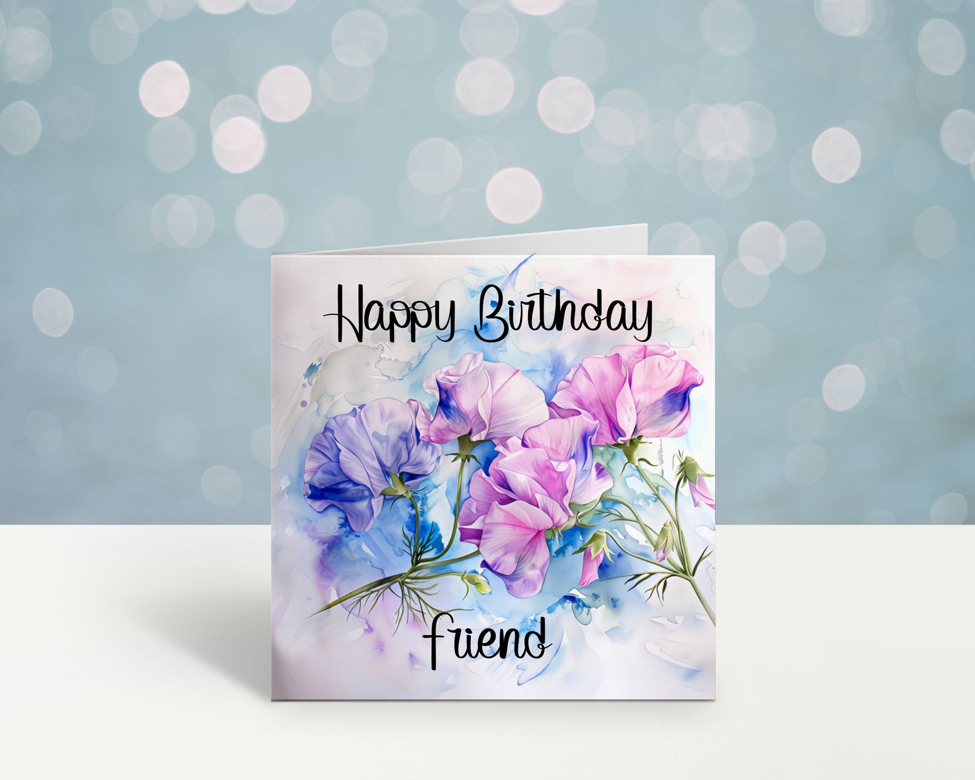 Sister Birthday Card, Personalised Mum Birthday Card For Her, Sweetpea Birthday Card, Card For Nanny, Card For Grandma, Card For Nan