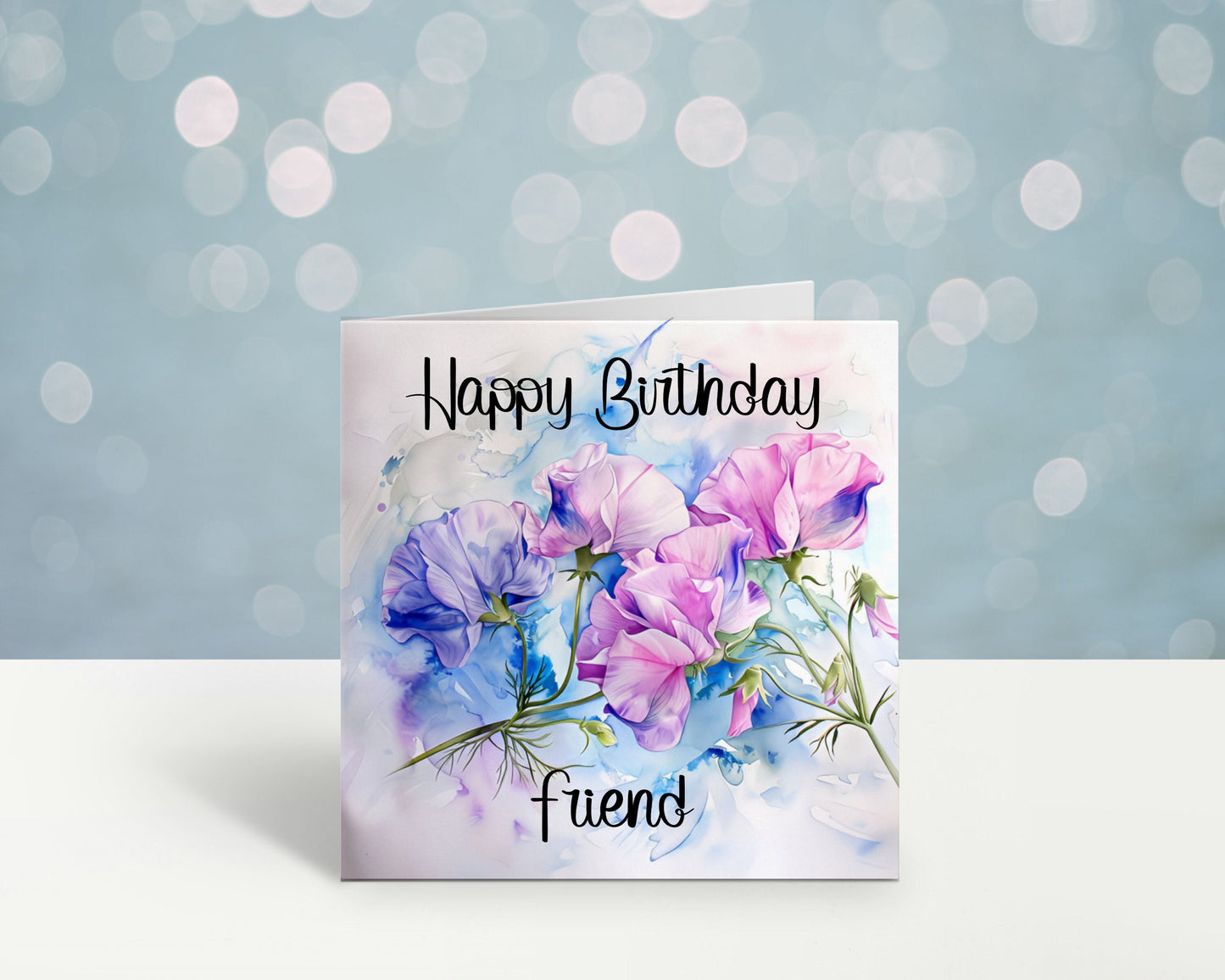 Nan Birthday Card, Personalised Mum Birthday Card For Her, Sweetpea Birthday Card, Card For Nanny, Card For Grandma, Card For Nan