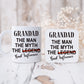 Grampy Mug,Fathers Day, Fathers Day Gift For Dad, Fathers Day Gift For Grampy, Fathers Day Mug For Bampi