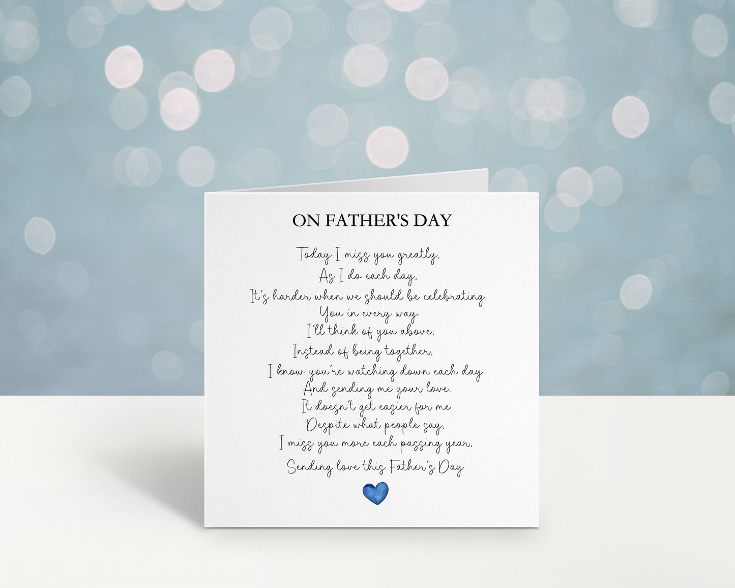 Fathers Day Card, Fathers Day Without Him, Thinking Of You On Fathers Day, Dad In Heaven, Angel In Heaven,