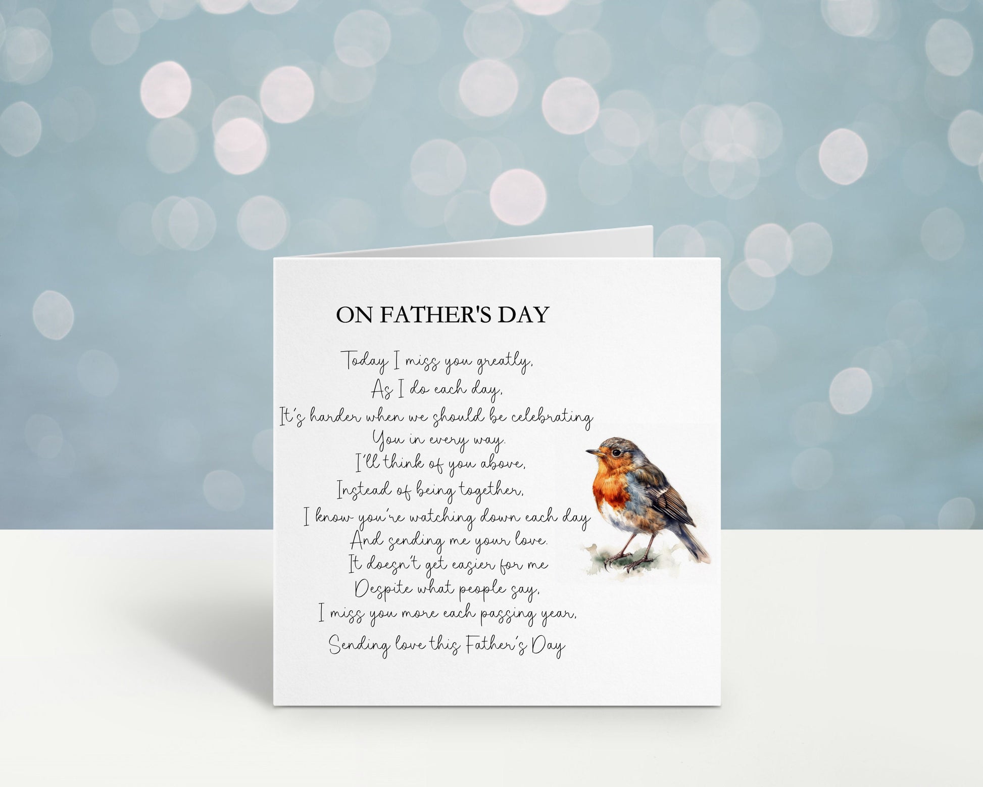 Fathers Day Card, Fathers Day Without Him, Thinking Of You On Fathers Day, Dad In Heaven, Angel In Heaven,