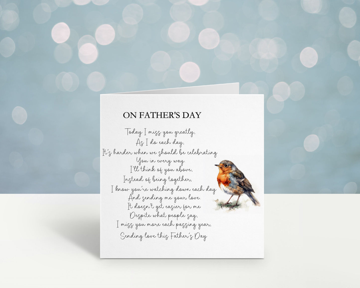 Fathers Day Card, Fathers Day Without Him, Thinking Of You On Fathers Day, Dad In Heaven, Angel In Heaven,