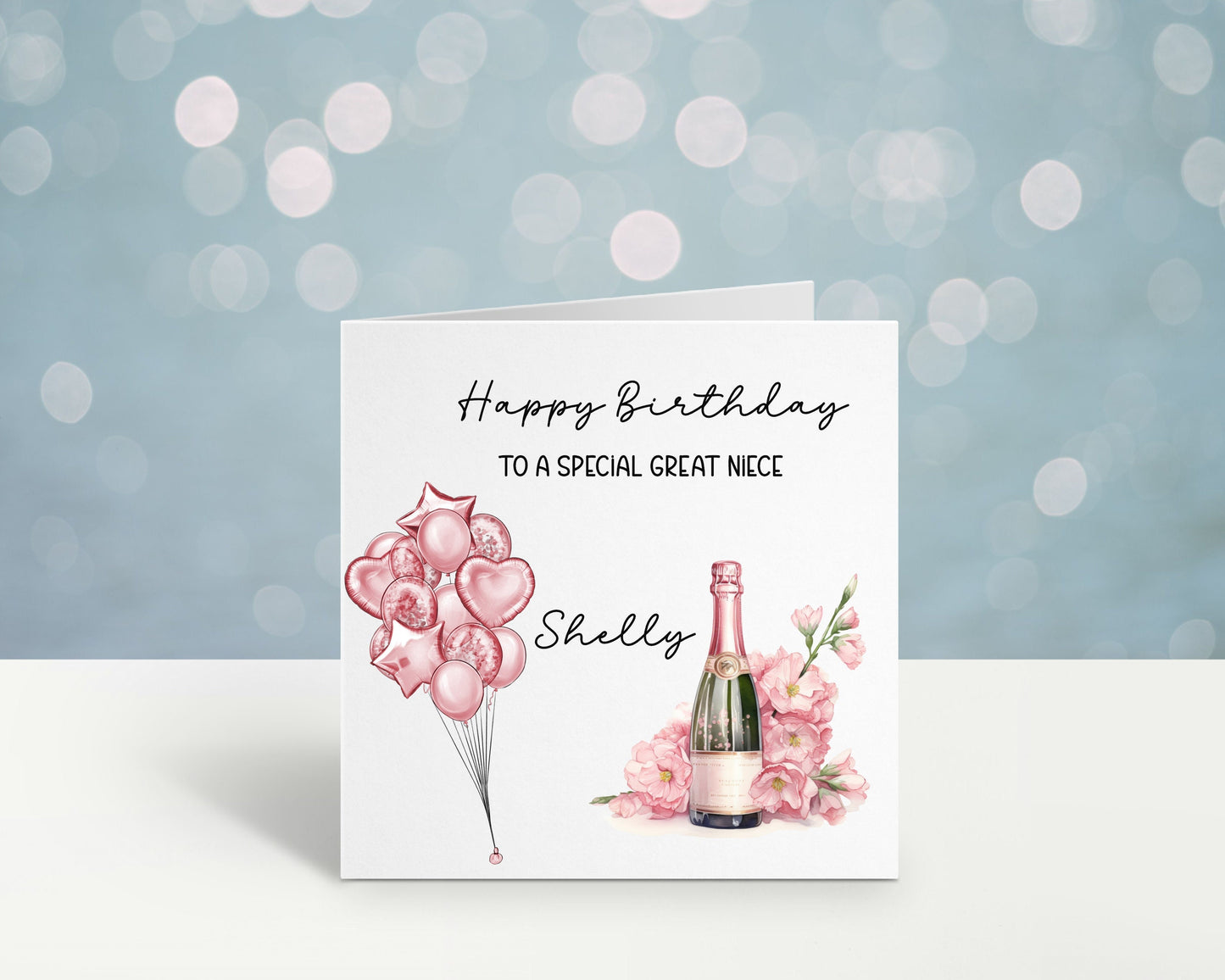 Great Niece Birthday Card, Birthday Card For Her, Personalised Card , Special Friend Card, Godmother Card, Cousin Birthday Card
