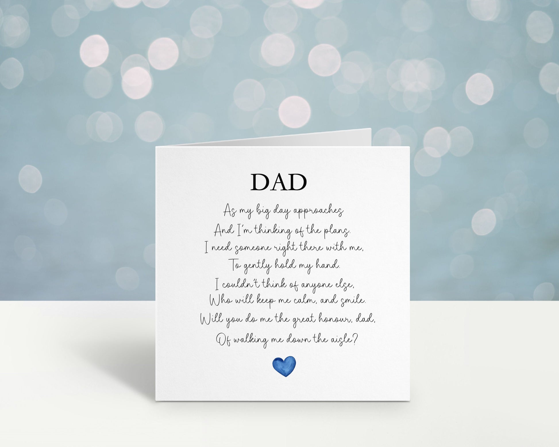 Father Of The Bride Proposal Card, Personalised Father Of The Bride Proposal Card, Will You Walk Me Down The Aisle