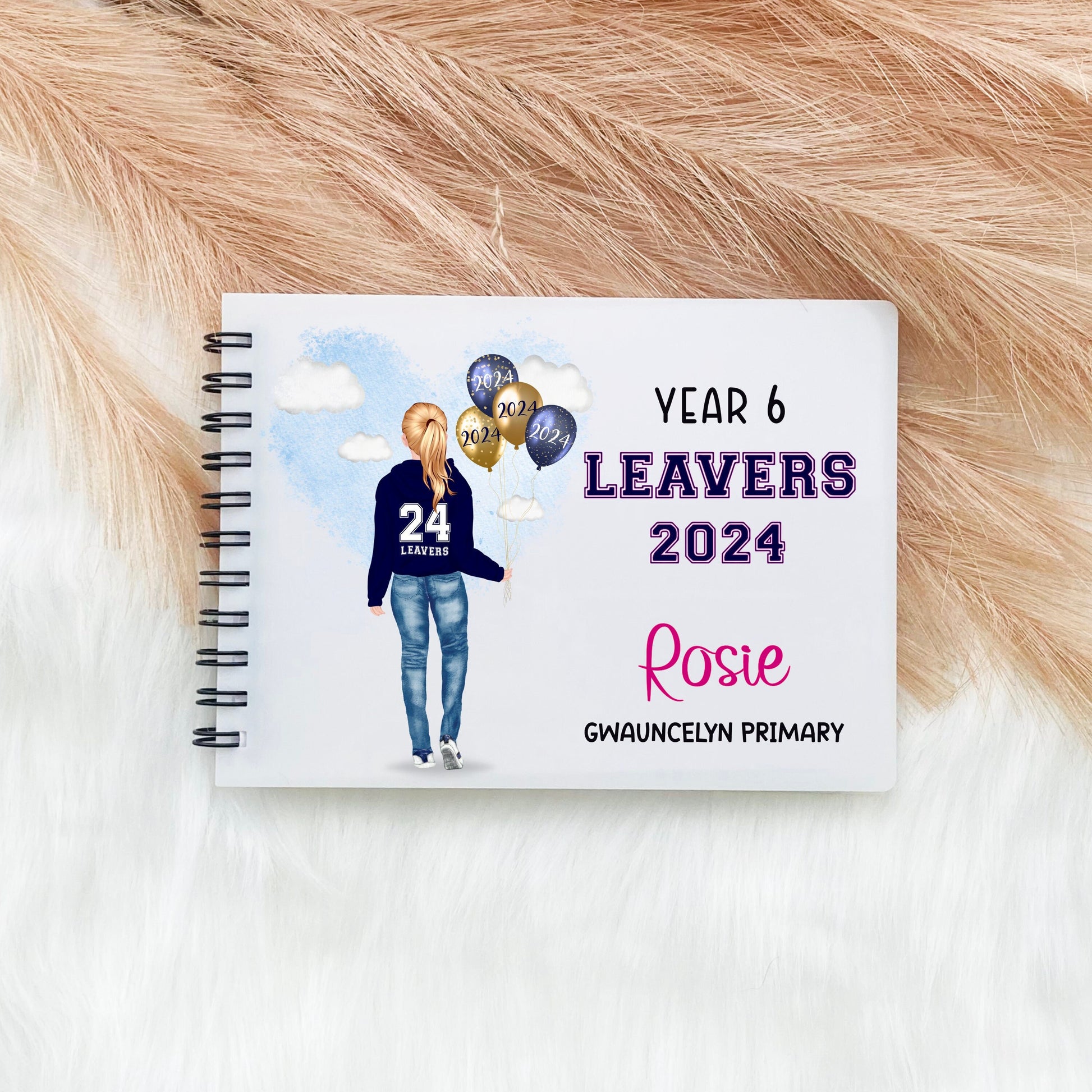 Leavers Notebook, Class Of 2024 Leavers, Personalised School Leavers Book, School Leavers Memory Book, Year 6 Leavers Autograph Book