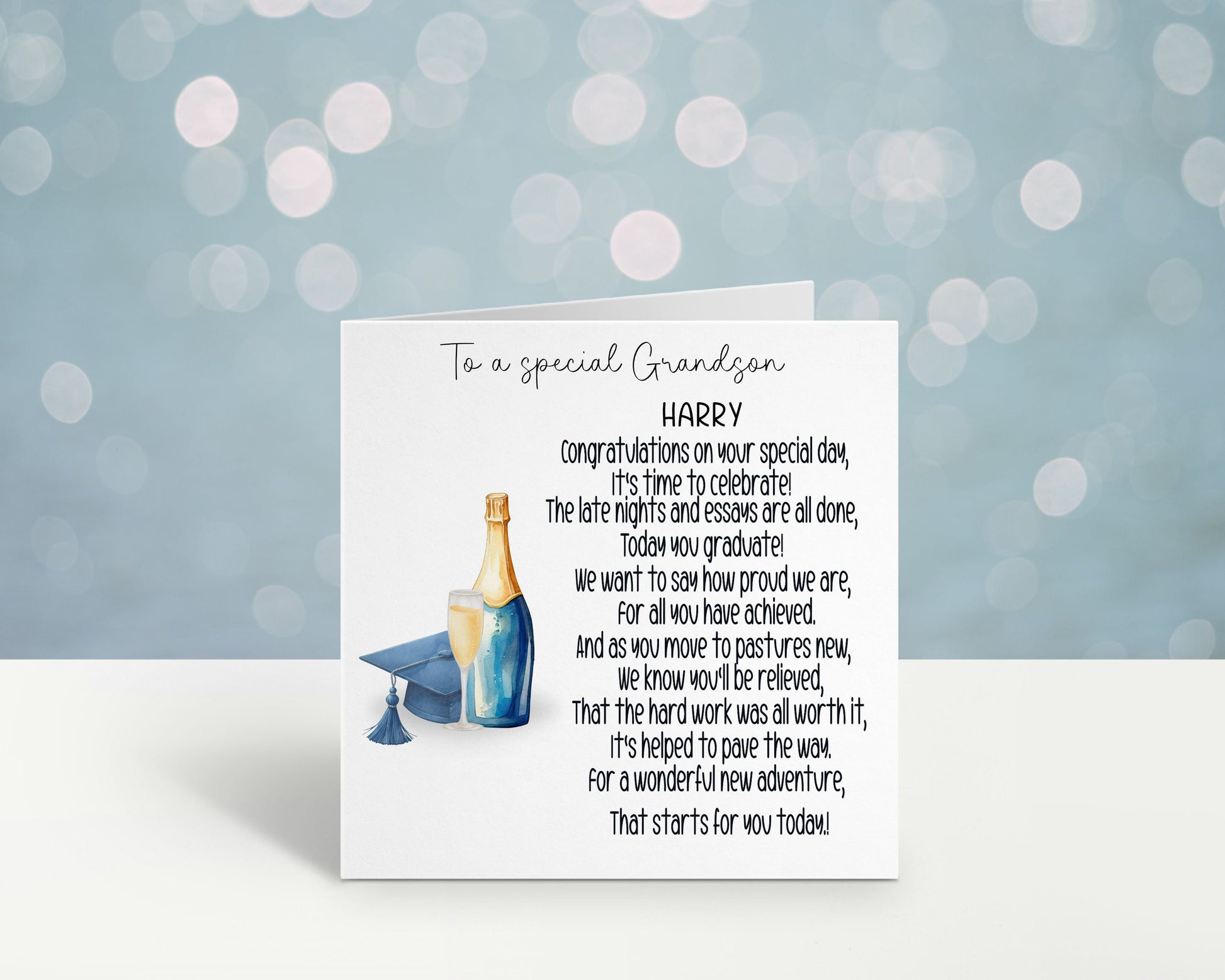 Great Granddaughter Graduation Card, Personalised Graduation Card For Her, Graduation Card For Grandson, Son Graduation, Daughter Graduation