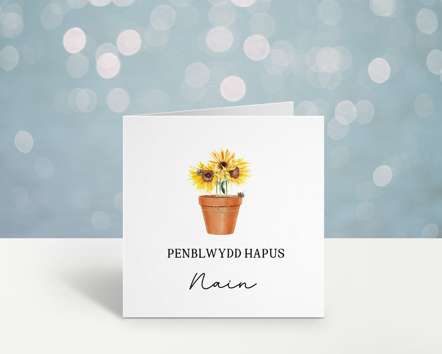Welsh Birthday Card, Welsh Birthday Card For Her, Welsh Birthday Card For Him, Mam, Mamgu, Nain. Tadcu, Dad