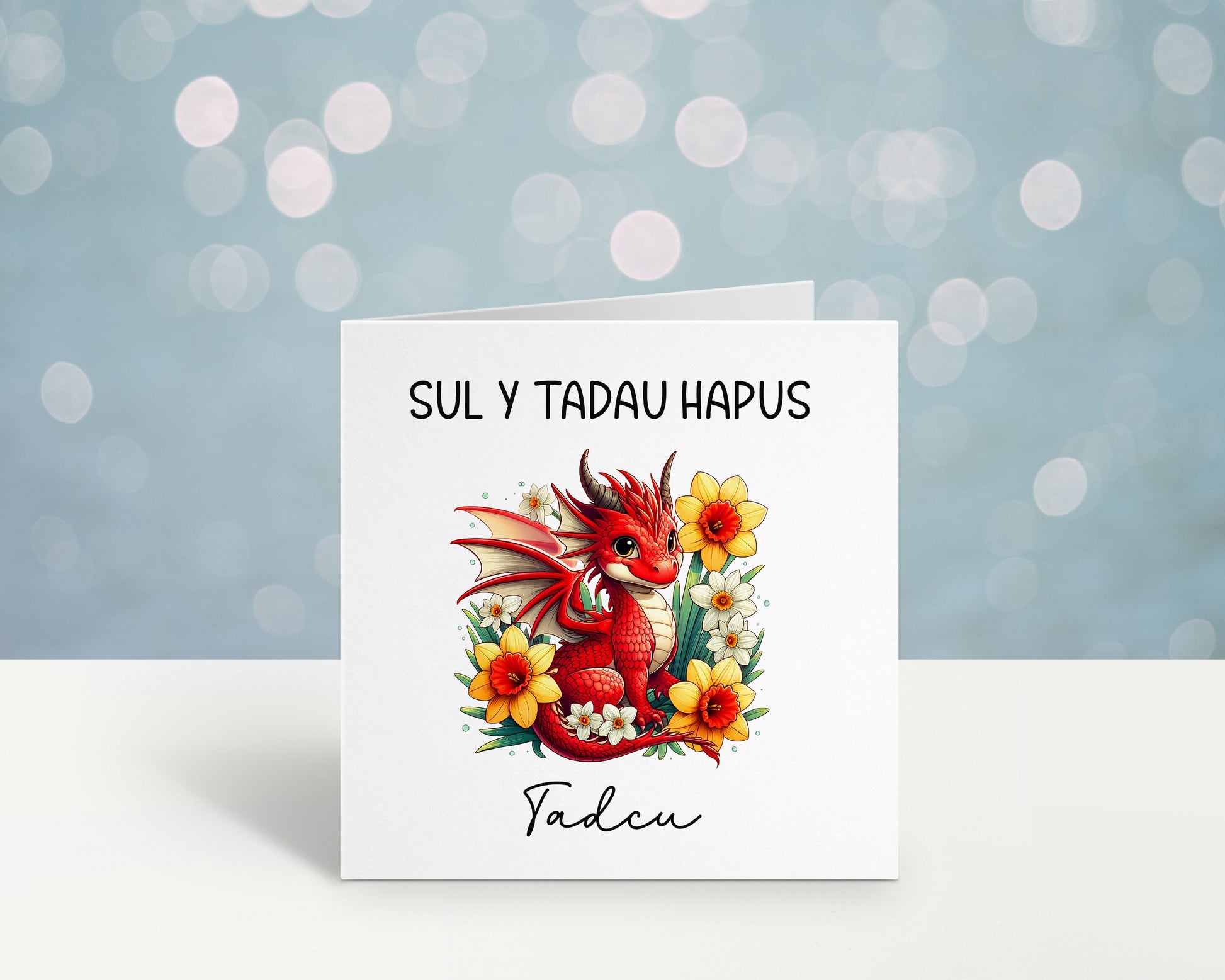 Welsh Fathers Day Card, Sul Y Tadau Hapus Card, Carden Cymraeg, Fathers Day Card For Tadcu Card For Taid, Welsh Dragon Fathers Day , Cerdyn