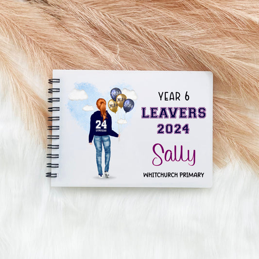 Leavers Notebook, Class Of 2024 Leavers, Personalised School Leavers Book, School Leavers Memory Book, Year 6 Leavers Autograph Book