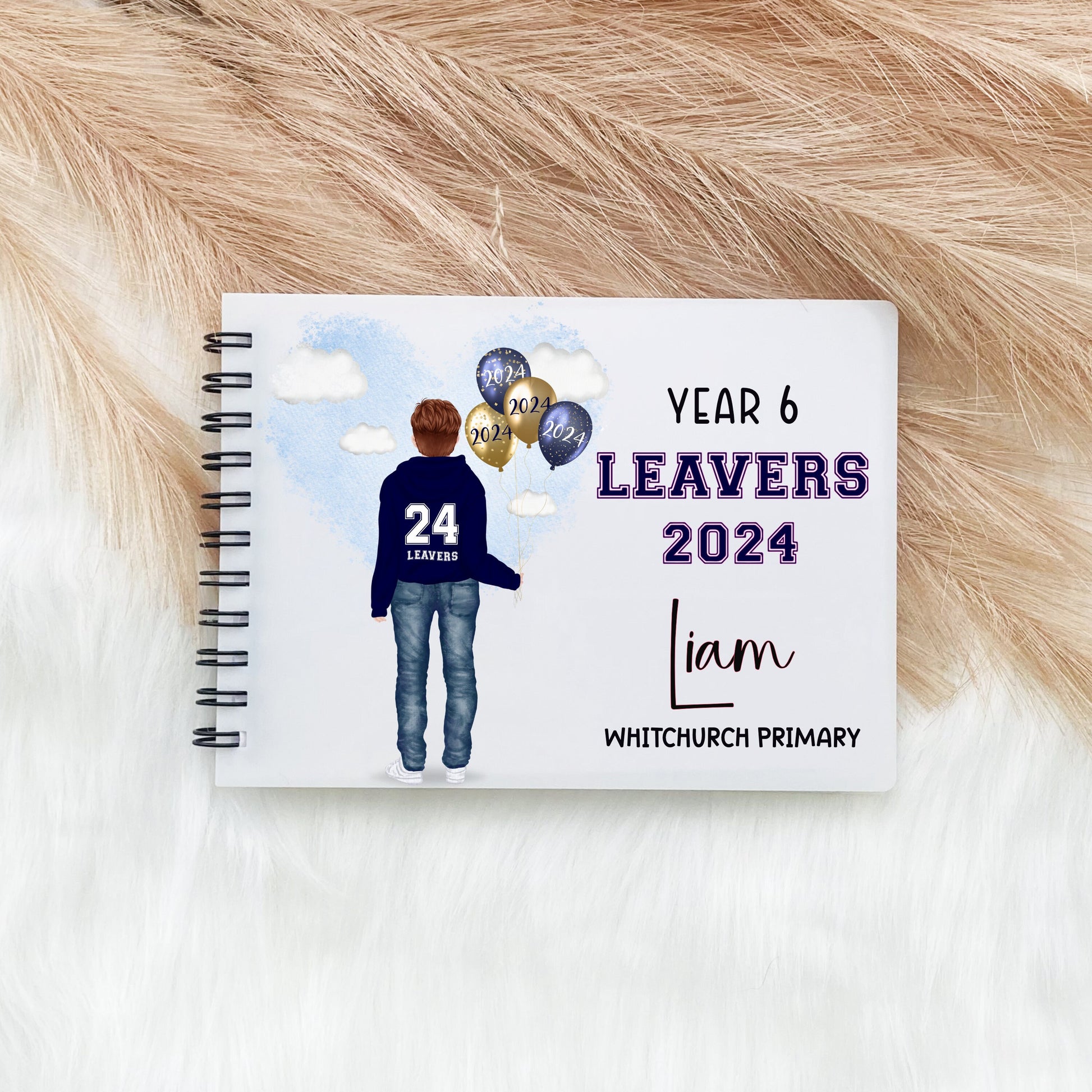 Leavers Notebook, Class Of 2024 Leavers, Personalised School Leavers Book, School Leavers Memory Book, Year 6 Leavers Autograph Book