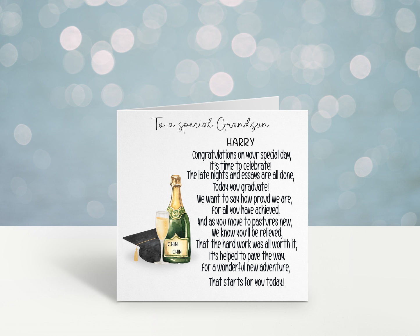 Great Granddaughter Graduation Card, Personalised Graduation Card For Her, Graduation Card For Grandson, Son Graduation, Daughter Graduation