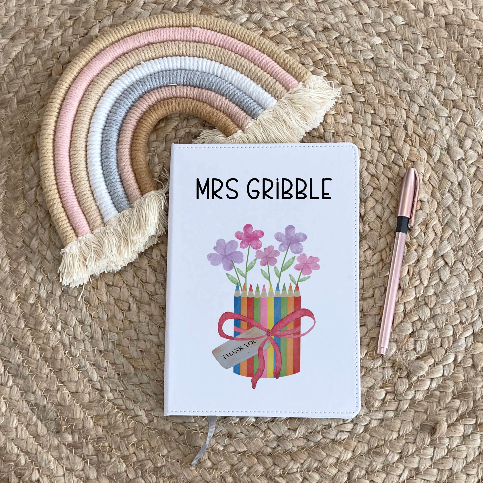 Personalised Teacher Gifts, Teacher Notebook, Gifts For Teachers, Gifts For Teachers End Of Year, Childminder Gift, Teaching Assistant Gift