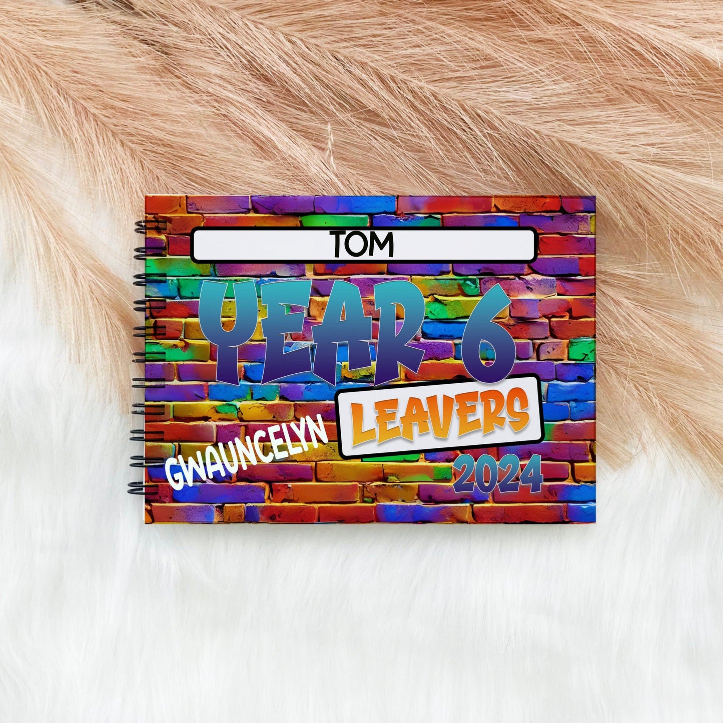 Personalised School Leavers Note Book, Class of 2024 Note Book, Y6 Leavers Gift, Notebook, Primary School Leavers Autograph Book