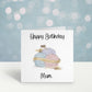 Knitting Birthday Card, Mum Birthday Card, Personalised Mum Birthday Card For Her, Card For Nanny, Card For Grandma, Card For Nanna