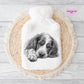 Springer Spaniel Gift, Personalised Hot Water Bottle, Dog Xmas Gift, Xmas Gift For Dog Lover