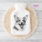 Corgi Gift, Personalised Hot Water Bottle, Dog Xmas Gift, Xmas Gift For Dog Lover